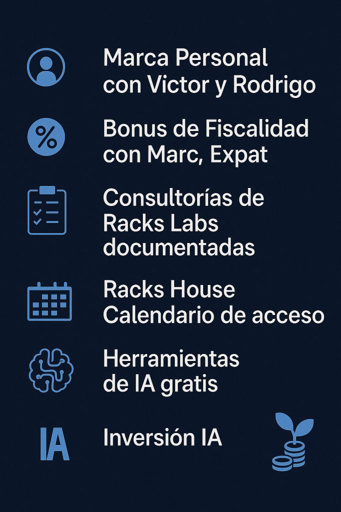contenido racks academy