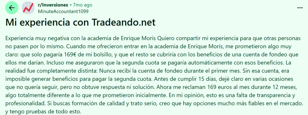 testimonio Tradeando 2026